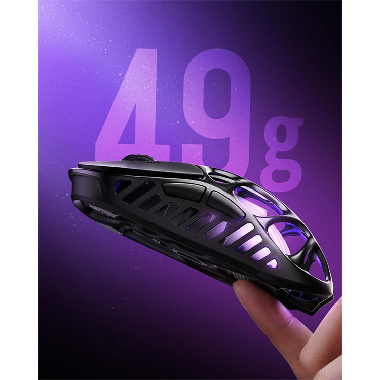 خرید موس GravaStar Mercury X Pro - بی‌سیم - سیاه کهکشانی